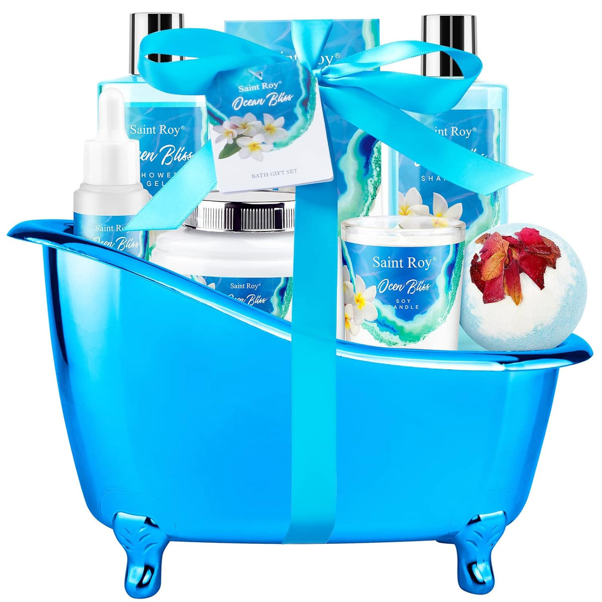 Spa Gift Basket Set for Women & Men, Bath & Body Skin Gift Set