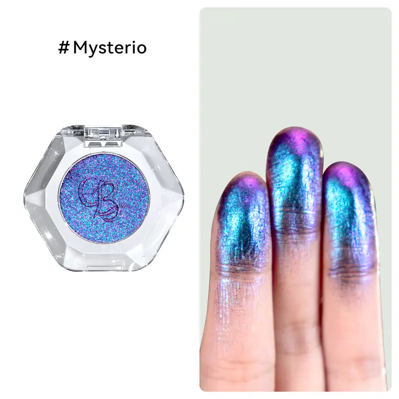 [HOT Picks]Ourbella Single Multi-Chrome Eyeshadows, Sparkly Shimmer Glitter Eyeshadow, Iridescent Shimmer, Talc Free, Holographic ,Color-Shifting, Metallic Iridescent Shimmer Shadow Duochrome,Tiktokshopblackfriday