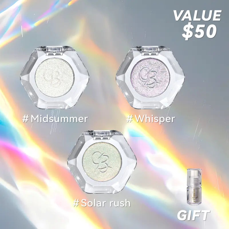 [HOT Picks]Ourbella Single Multi-Chrome Eyeshadows, Sparkly Shimmer Glitter Eyeshadow, Iridescent Shimmer, Talc Free, Holographic ,Color-Shifting, Metallic Iridescent Shimmer Shadow Duochrome,Tiktokshopblackfriday