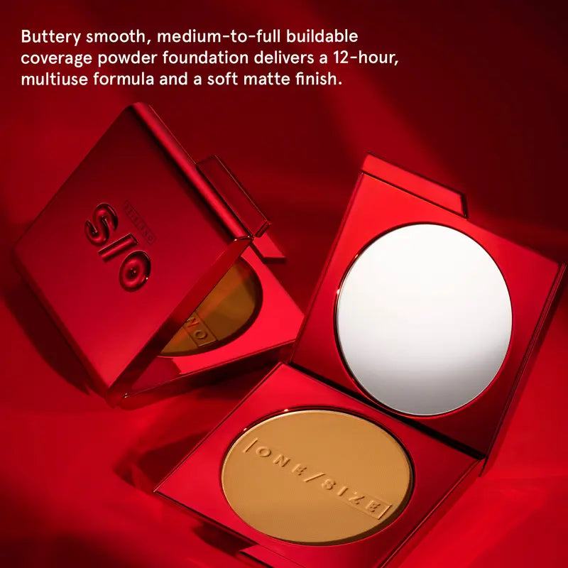 ONE/SIZE | Turn up the Base Versatile Powder Foundation – Buildable Soft Matte Coverage, 12-Hour Wear, Blurring & Multiuse Powder in 33 Inclusive Shades