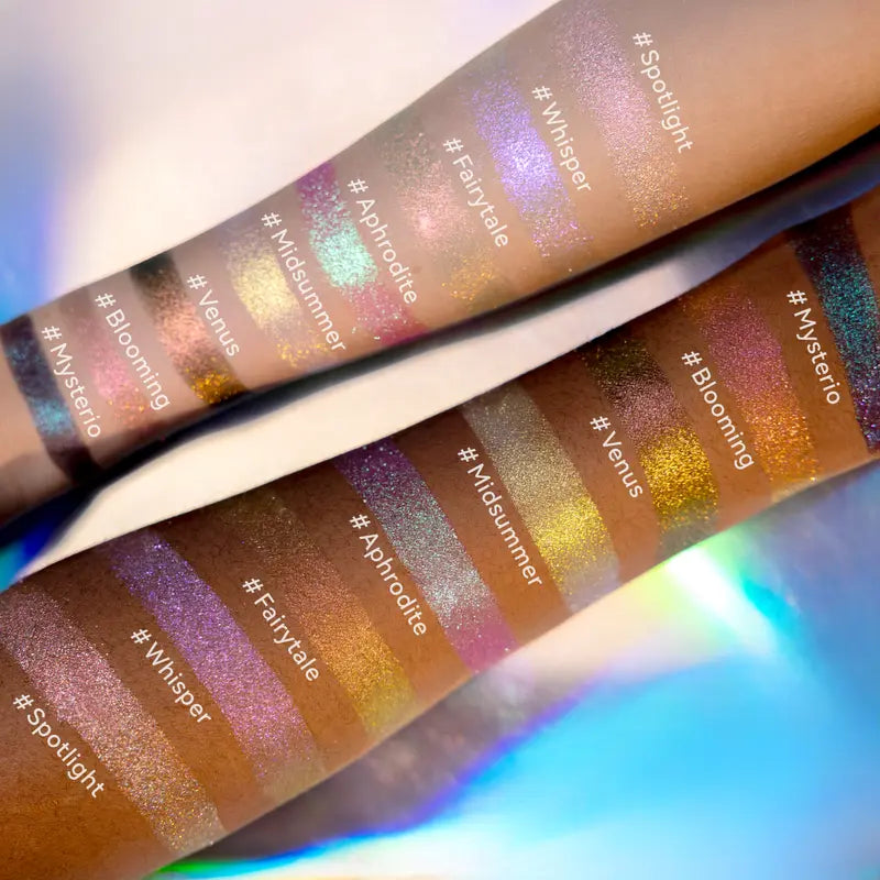 [HOT Picks]Ourbella Single Multi-Chrome Eyeshadows, Sparkly Shimmer Glitter Eyeshadow, Iridescent Shimmer, Talc Free, Holographic ,Color-Shifting, Metallic Iridescent Shimmer Shadow Duochrome,Tiktokshopblackfriday