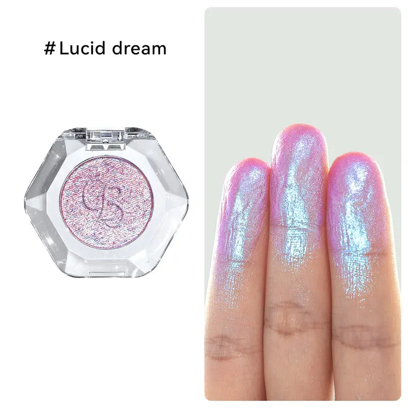 [HOT Picks]Ourbella Single Multi-Chrome Eyeshadows, Sparkly Shimmer Glitter Eyeshadow, Iridescent Shimmer, Talc Free, Holographic ,Color-Shifting, Metallic Iridescent Shimmer Shadow Duochrome,Tiktokshopblackfriday