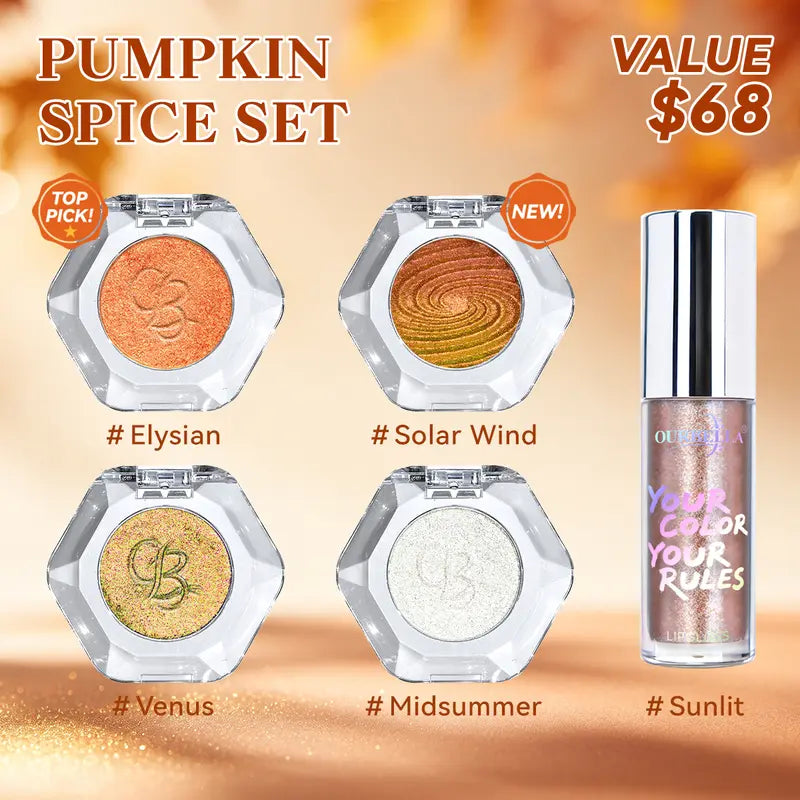 [HOT Picks]Ourbella Single Multi-Chrome Eyeshadows, Sparkly Shimmer Glitter Eyeshadow, Iridescent Shimmer, Talc Free, Holographic ,Color-Shifting, Metallic Iridescent Shimmer Shadow Duochrome,Tiktokshopblackfriday