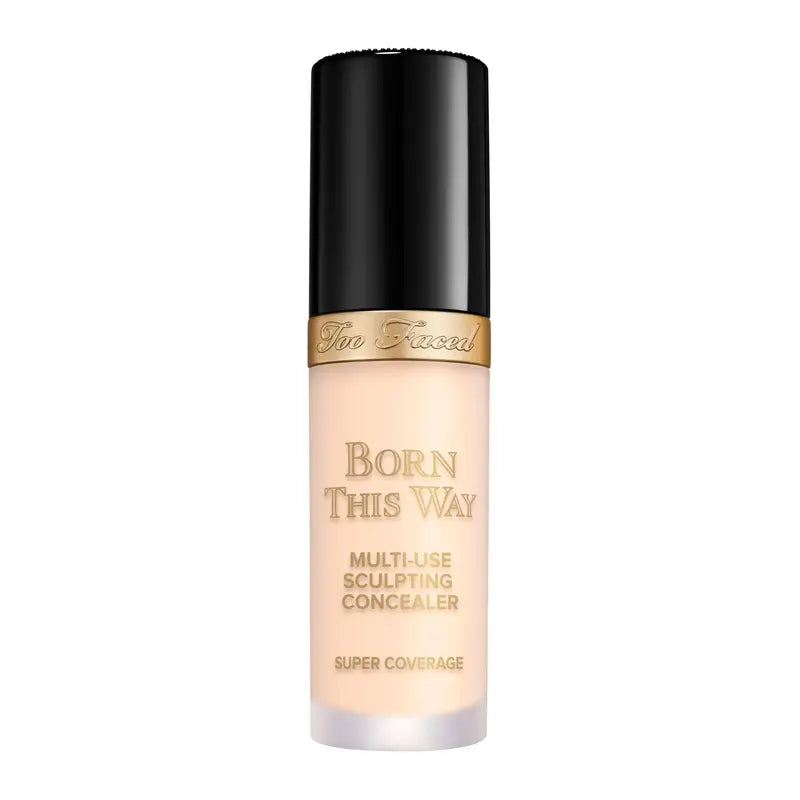Too Faced Born This Way Super Coverage Multi-Use Concealer | Full-Coverage, 12 Hour Wear + Hydration | Sweat + Humidity Resistant | Undetectable, Natural Finish