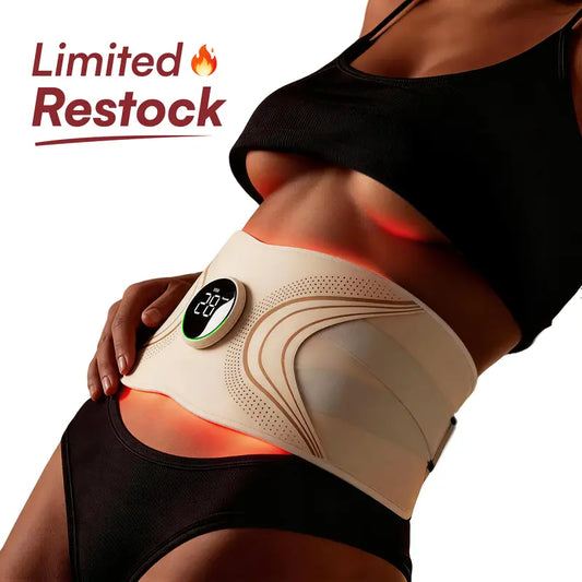 【RESTOCK】INIA PULSE 1064Nm Red Light Belt | All-In-One Postpartum Sculptor: Fade Stretch Marks & Tighten "Mommy Pooch" | 1064Nm Deep-Nir & EMS Abdominal Repair Belt,Summer Beauty Gift Ideas