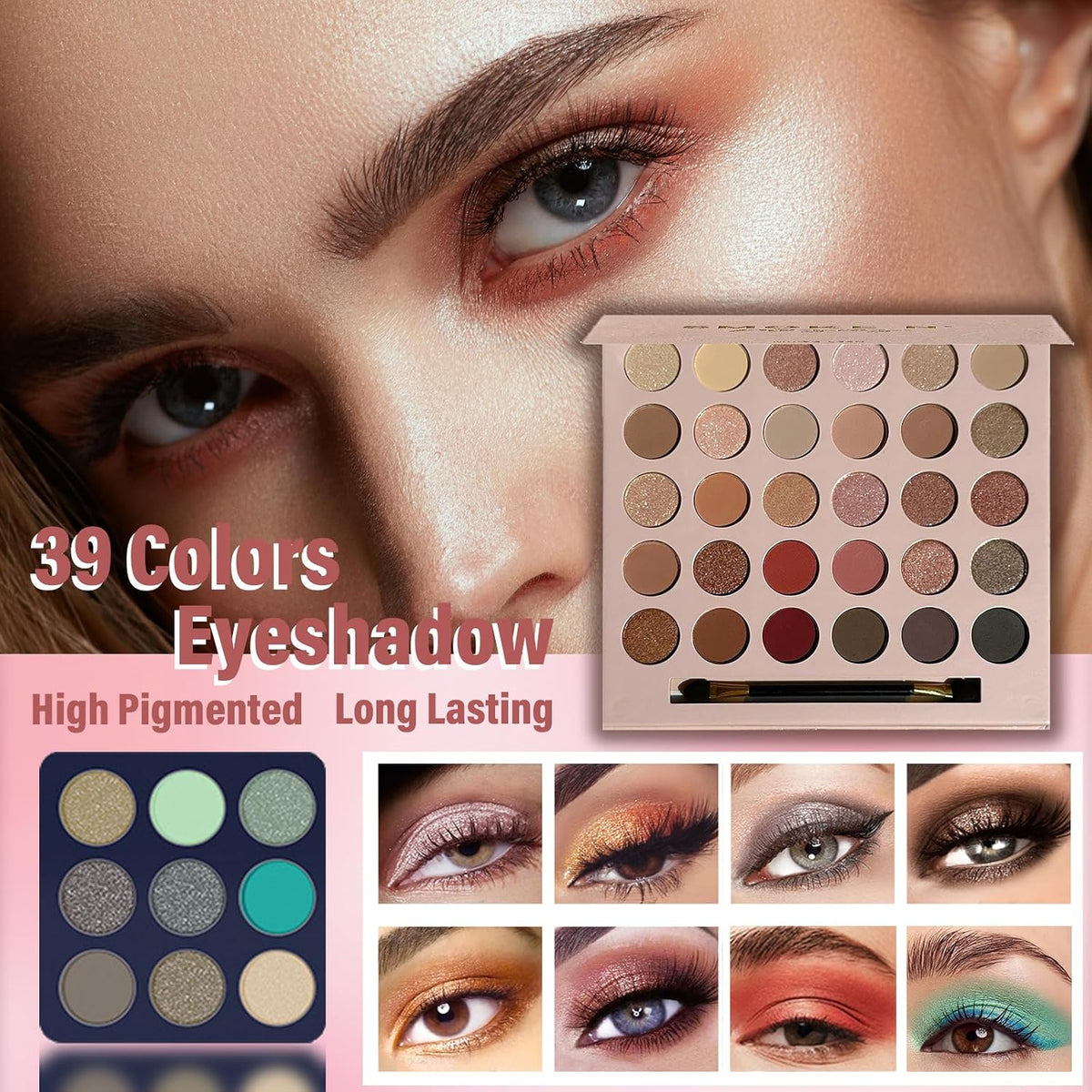 Makeup Set for Women, Makeup Kit for Beginners Teen Girls, Makeup Gift Set for Teens, Makeup Kit for Girls, Eyeshadow Palette, Lip Gloss, Face & Eye Make Up