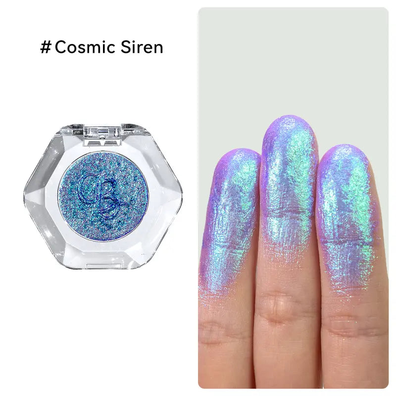 [HOT Picks]Ourbella Single Multi-Chrome Eyeshadows, Sparkly Shimmer Glitter Eyeshadow, Iridescent Shimmer, Talc Free, Holographic ,Color-Shifting, Metallic Iridescent Shimmer Shadow Duochrome,Tiktokshopblackfriday