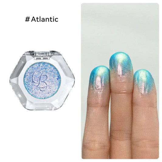 [HOT Picks]Ourbella Single Multi-Chrome Eyeshadows, Sparkly Shimmer Glitter Eyeshadow, Iridescent Shimmer, Talc Free, Holographic ,Color-Shifting, Metallic Iridescent Shimmer Shadow Duochrome,Tiktokshopblackfriday